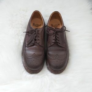 Vintage Dr. Martens Wingtip Brown Leather